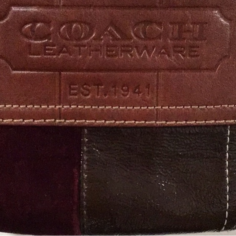 Coach Holiday Patchwork Bleecker Hobo Crossbody/S… - image 7